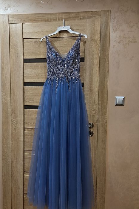 Sukienka tiulowa maxi księżniczka princeska