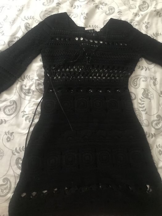 Stefanel croché vestido novo