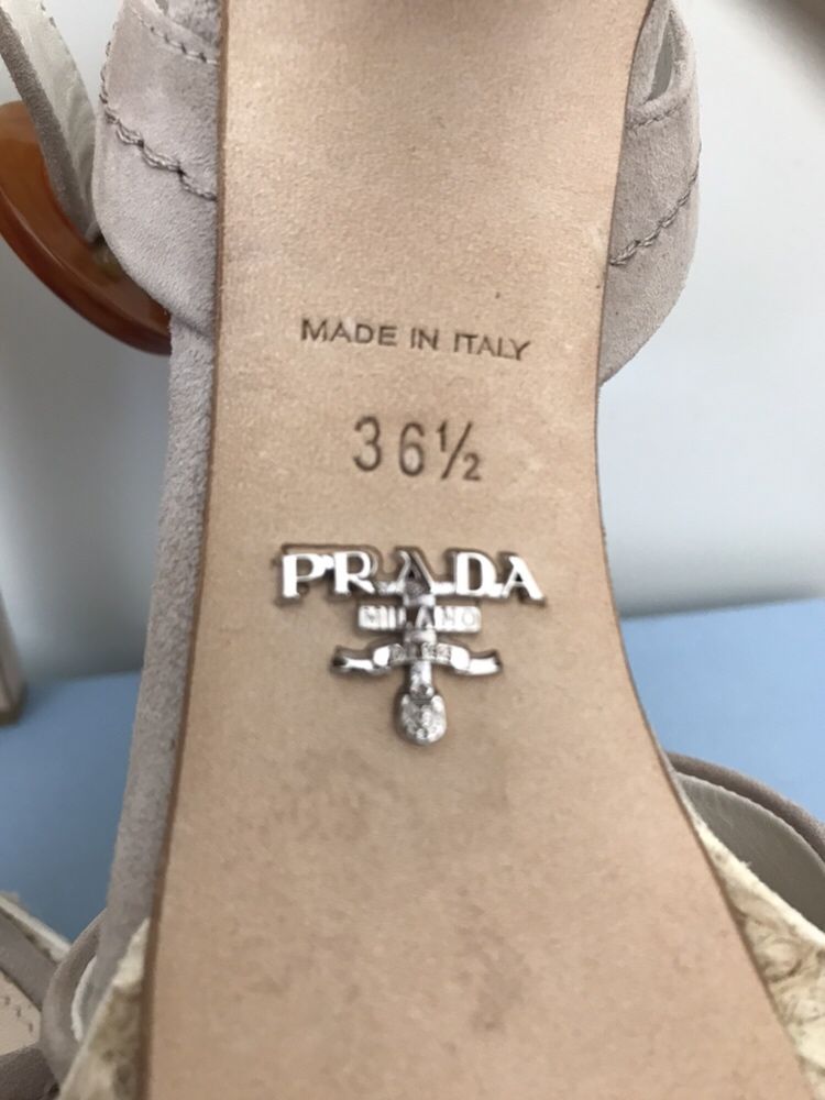 Sapatos mulher Prada camurça