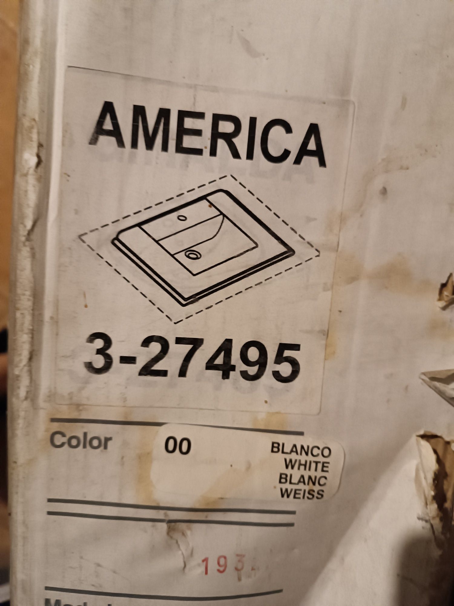 Umywalka łazienkowa ROCA AMERICA 3-27495