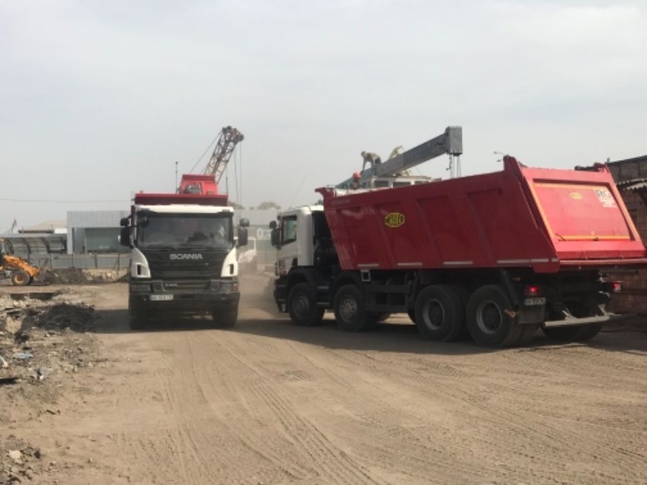 Услуги самосвалов, Самосвалы в аренду от 5 до 30 тон