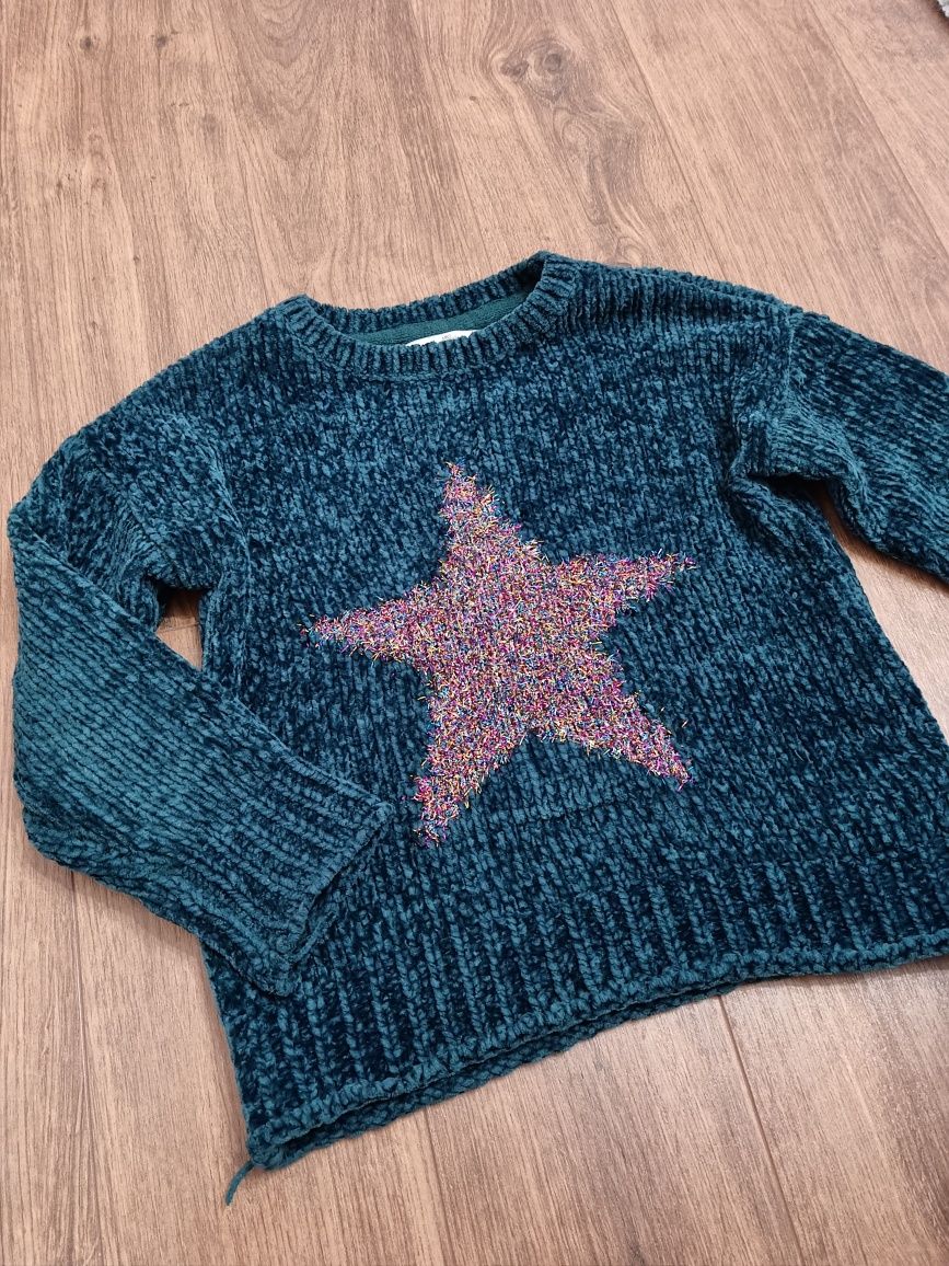 Sweter sweterek z gwiazdą Boże Narodzenie święta M&S