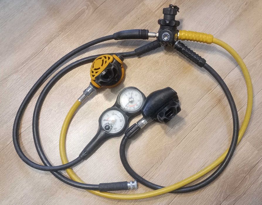 Zestaw węży nurkowych Aqua Lung Legend + Octopus, konsola Aquata