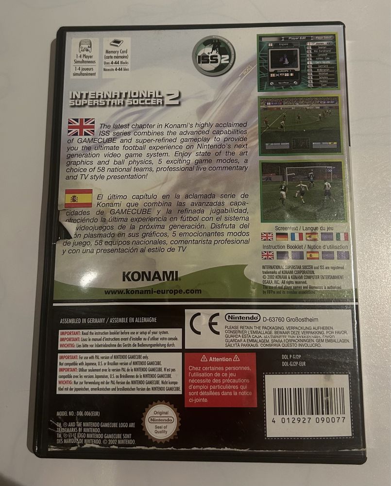 International Superstar Soccer 2 Gamecube