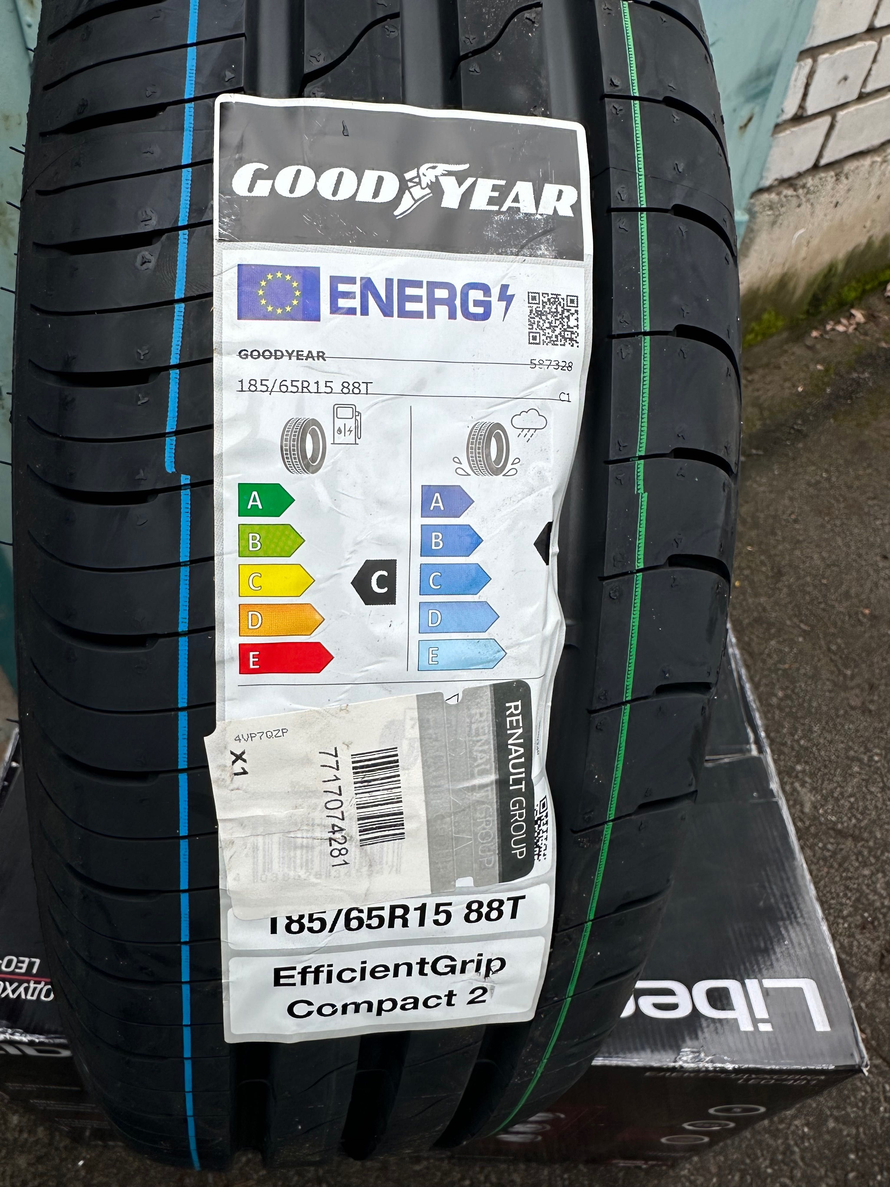 Шины Goodyear Efficientgrip compact 2 185/65 R15 88T лето