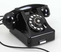 Telefon Tarczowy RWT T-4 Bakelitowy z Czasów PRL 1956 r
