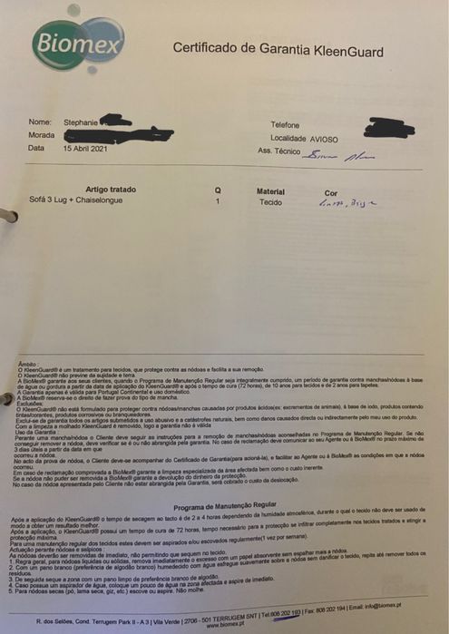 Sofá Chaise Longue 3 lugares