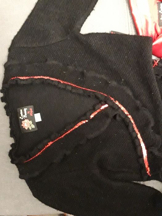 Wójcik strój galowy koszula czerwona spodnie do kolan rozmiar  122 cm