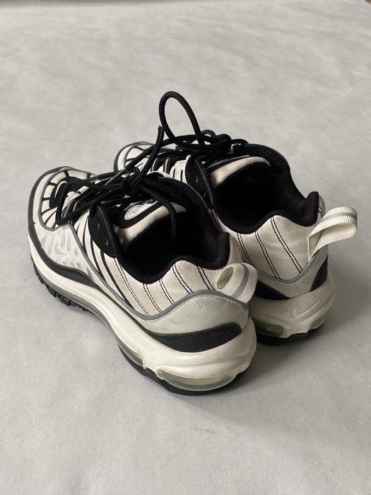 Nike Air Max 98 Black Sail кроссовки найк