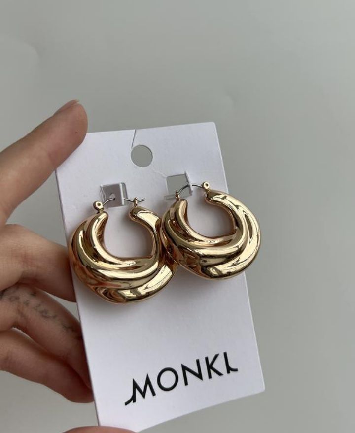 Monki серьги. Бижутерия . Новые.