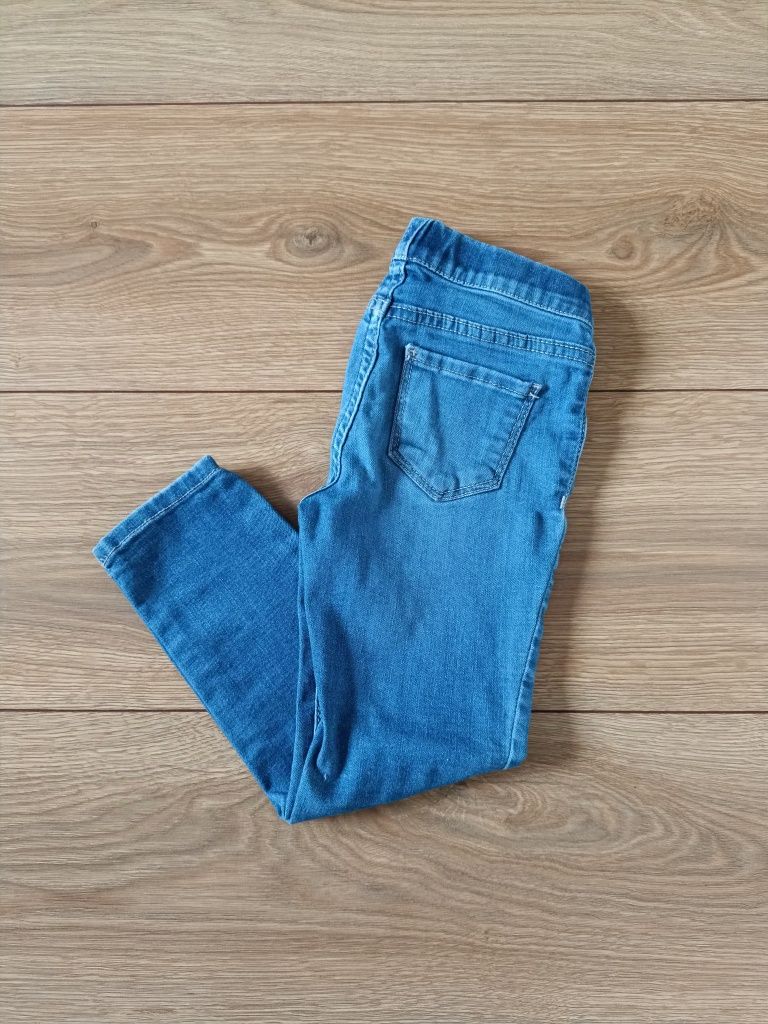 Spodnie jeansowe dziewczęce legginsy jeggins H&M 98