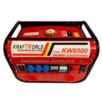 Бензиновый генератор - KraftWorld KW8500E + масло в подарок
