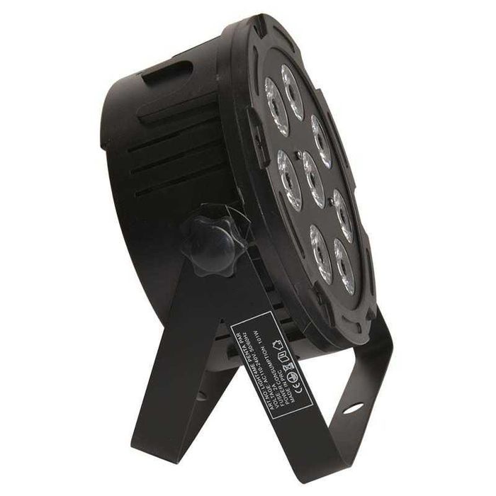 LIGHT4ME QUAD PAR 8x10W MKII RGBW LED - Płaski, Nowy, Gwarancja, FV
