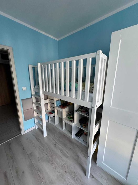 Łóżko na Antresoli DLA DZIECKA (Białe)