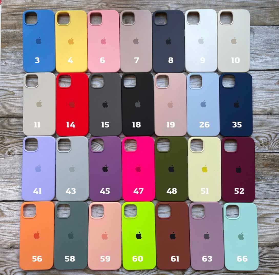 Чехол на IPhone 13/14 и другие модели, силиконовый Айфон silicone case