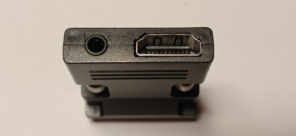 Konwerter, adapter HDMI na VGA i audio