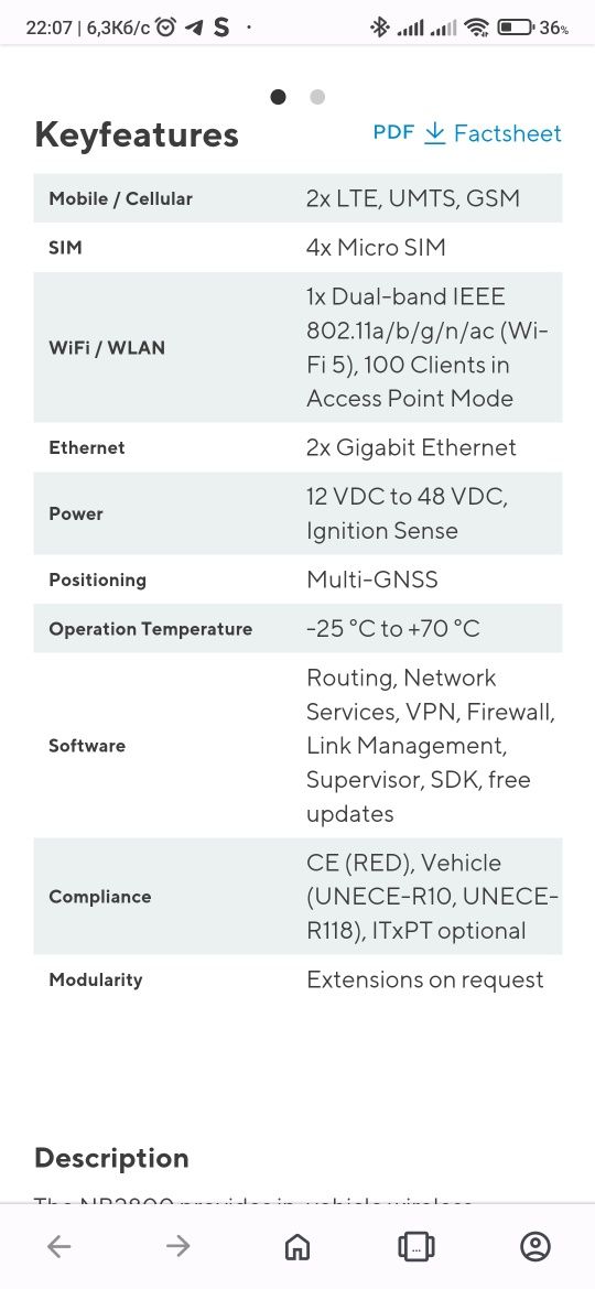 4ж lte wifi промисловий /професійний роутер Net Module NB2800 2L2Wac-G