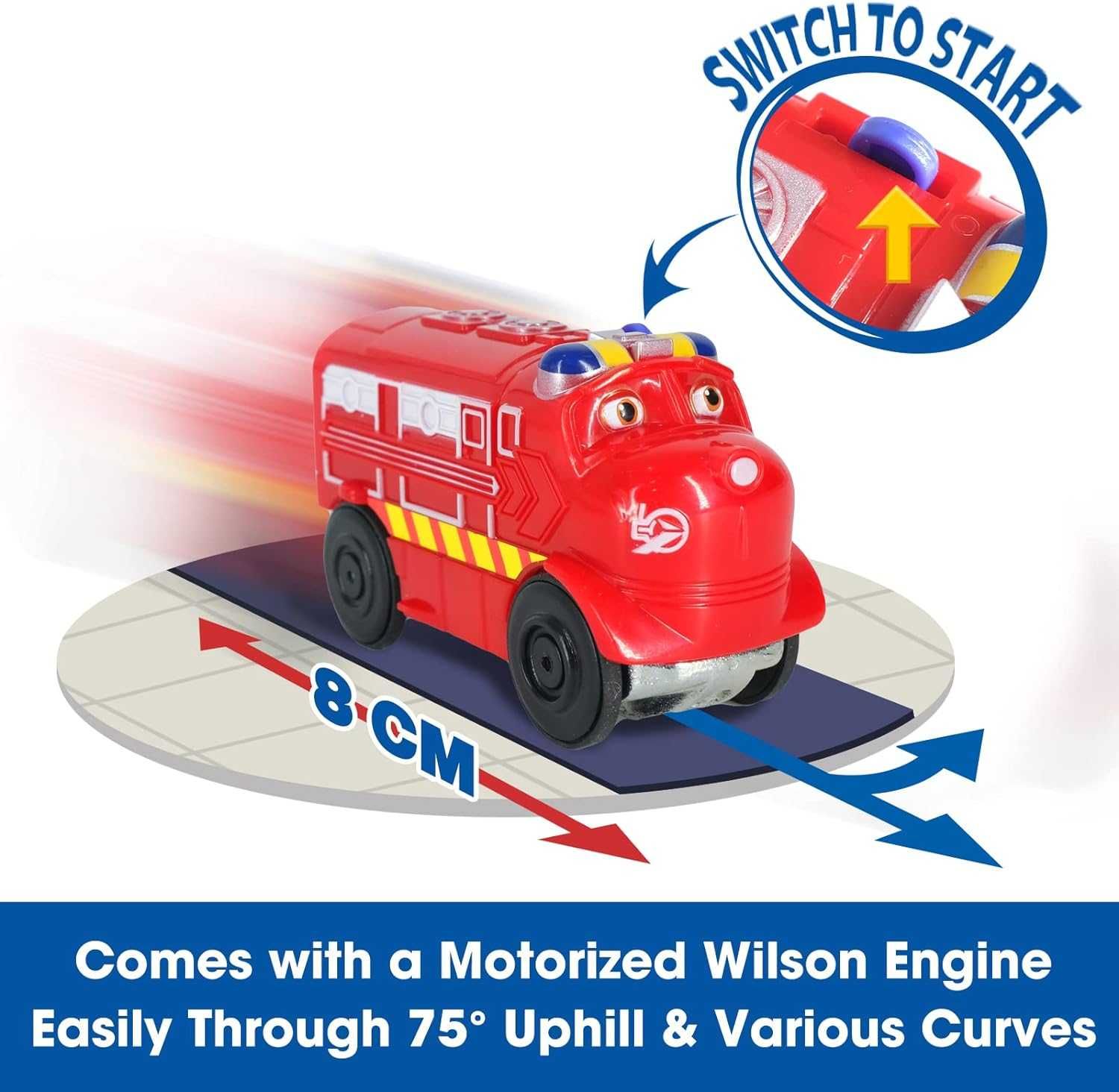 Моторизована залізниця чагінгтон,Вілсона.Chuggington Motorized Trac