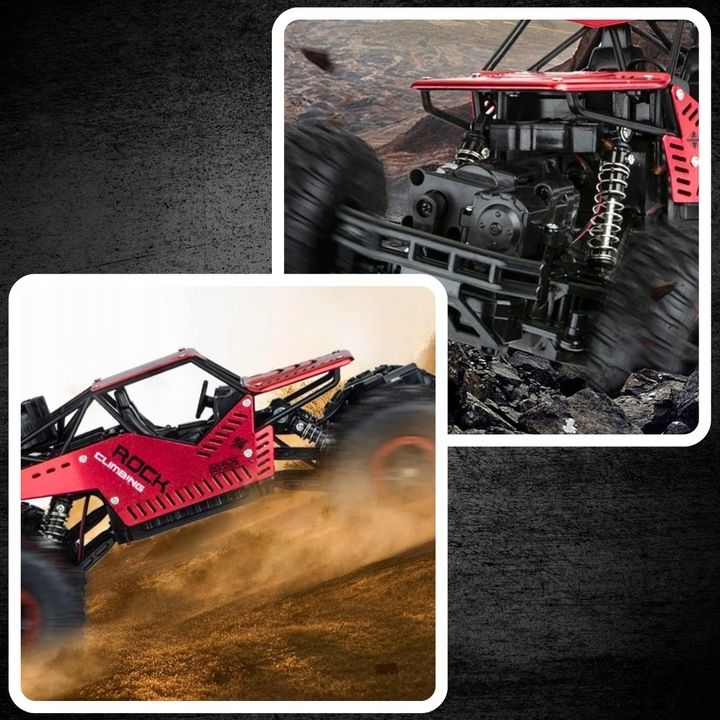 Samochód Zdalnie Sterowany Rc Duży Terenowy Auto Napęd 4x4 Off-road