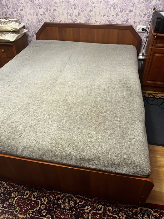 Ліжко двухспалка з диваном