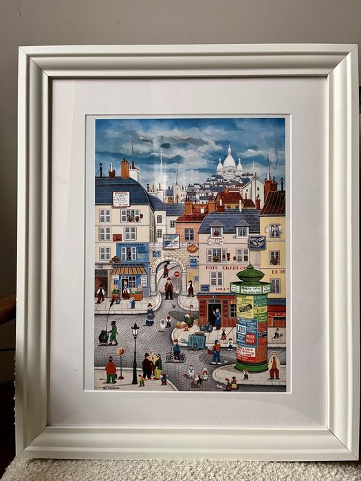 Obrazek Paryża kupiony w Paryżu, oprawiony