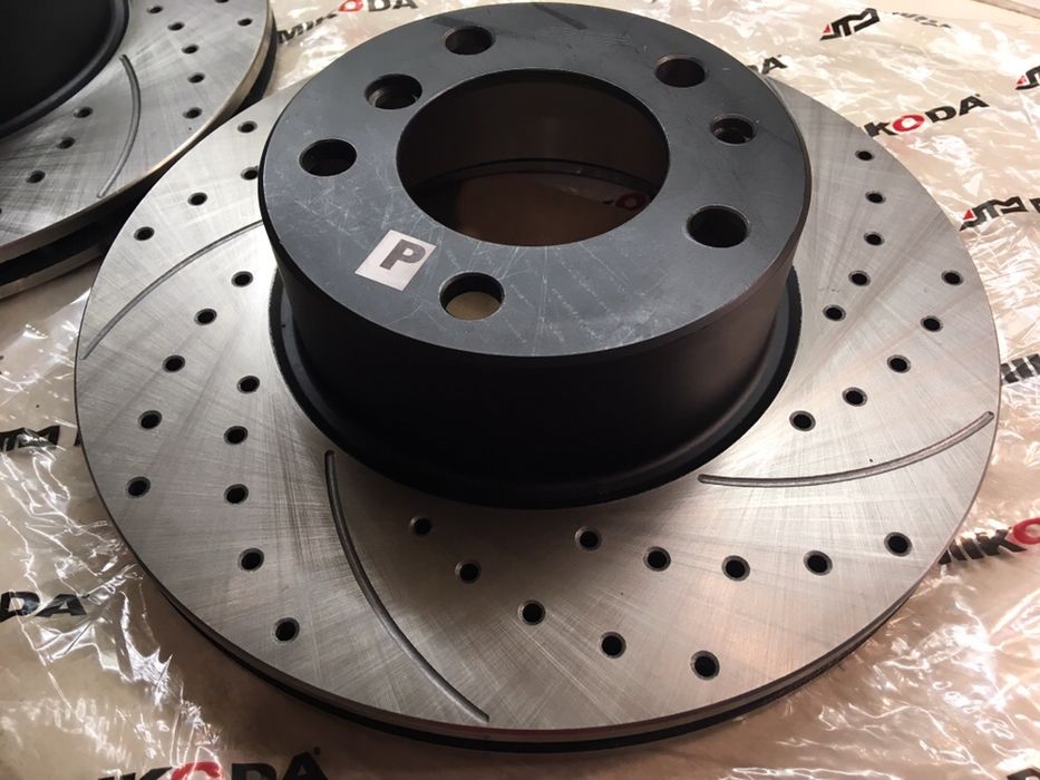 Тормозные диски MIKODA (насечки+перфорация) для BMW и других иномарок