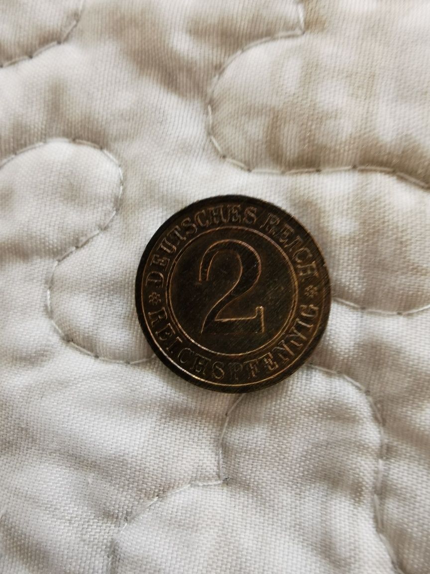 2 Pfenning Niemcy 1936