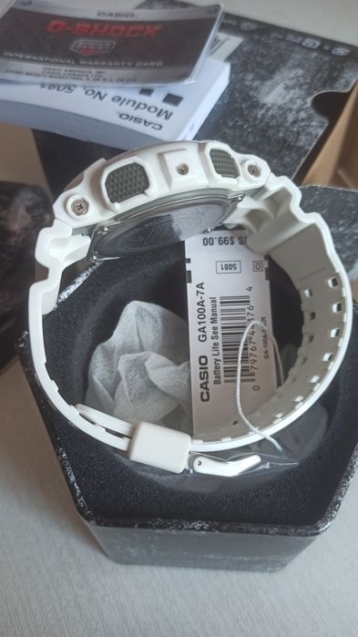 Годинник чоловічий Casio G-Shock GA-100A-7A Original mod.: 5081 GA-110