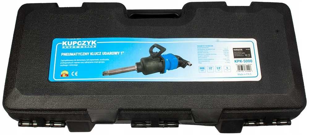 Klucz udarowy pneumatyczny Kupczyk 1'' KPK-5000 Nm Rzeszów