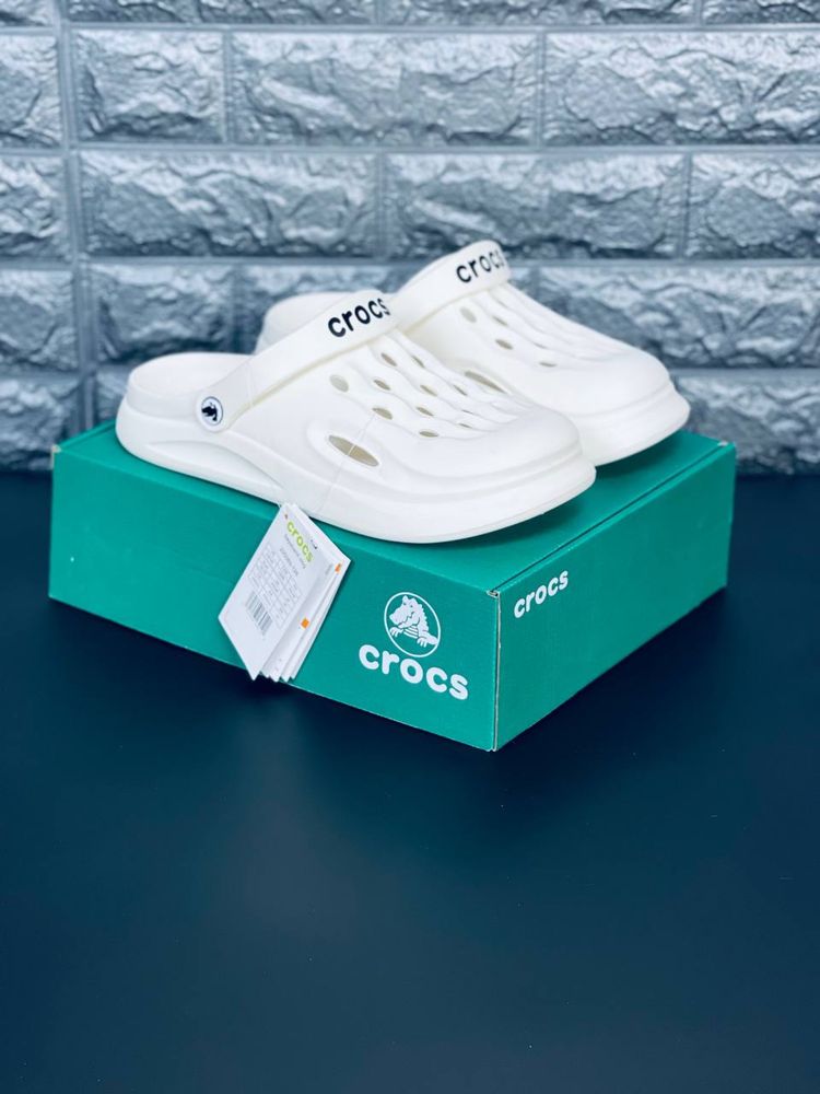 Мужские кроксы белые / Crocs чоловічі білі / Крокс белые мужские