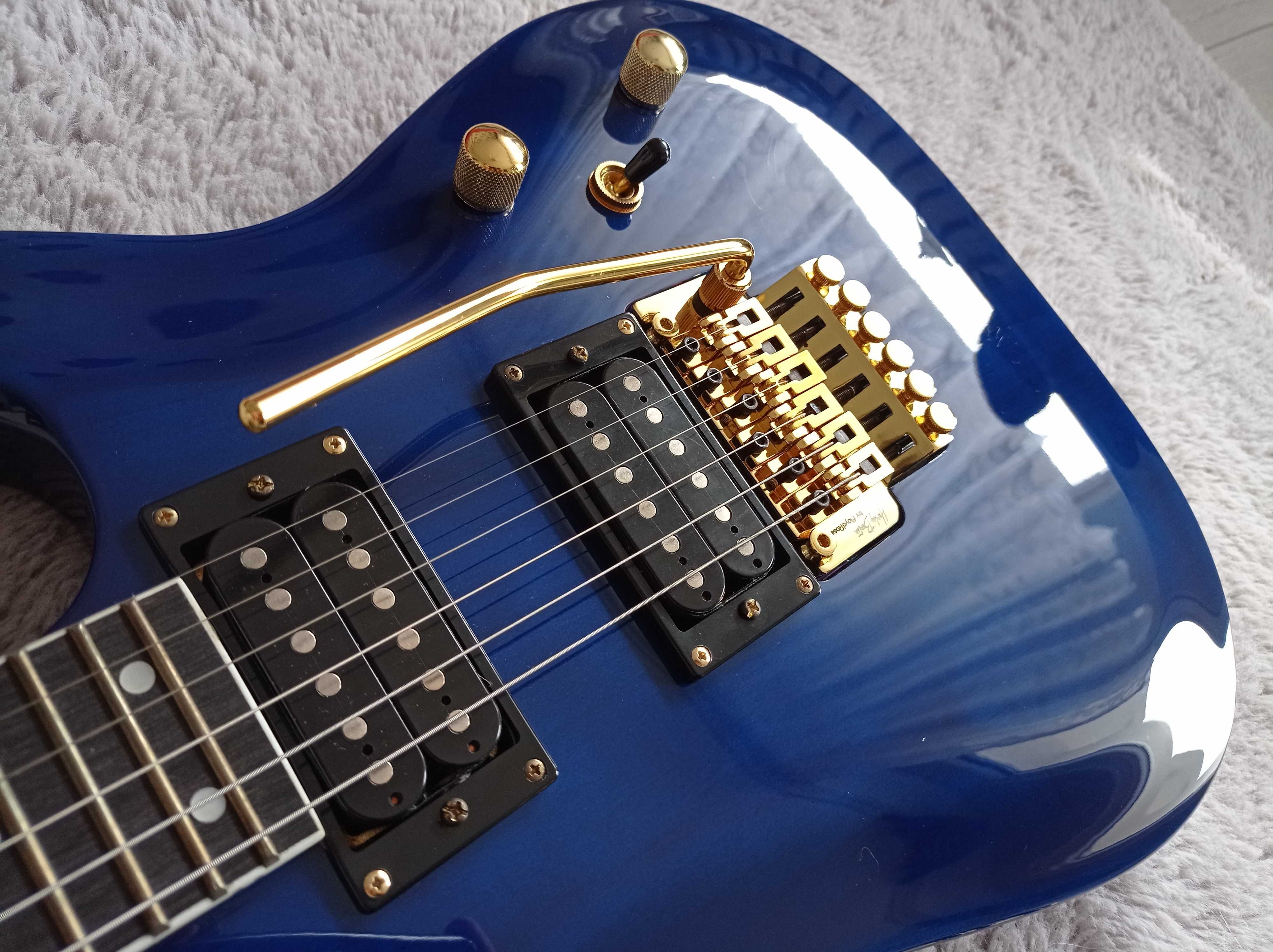 Gitara elektryczna Harley Benton S-620 Trans Blue - bardzo dobry stan