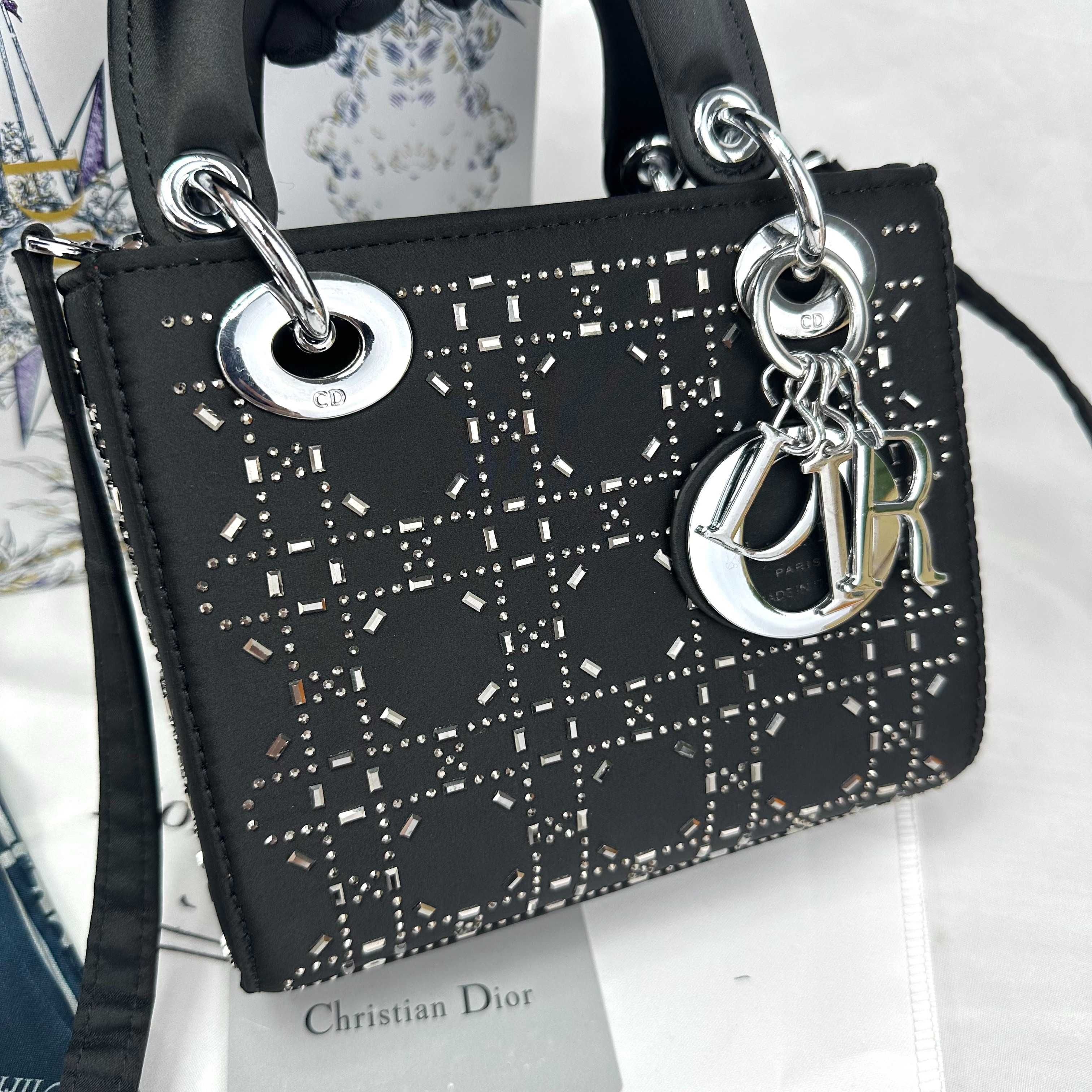 Christian Dior Lady Dior Mini Satin
