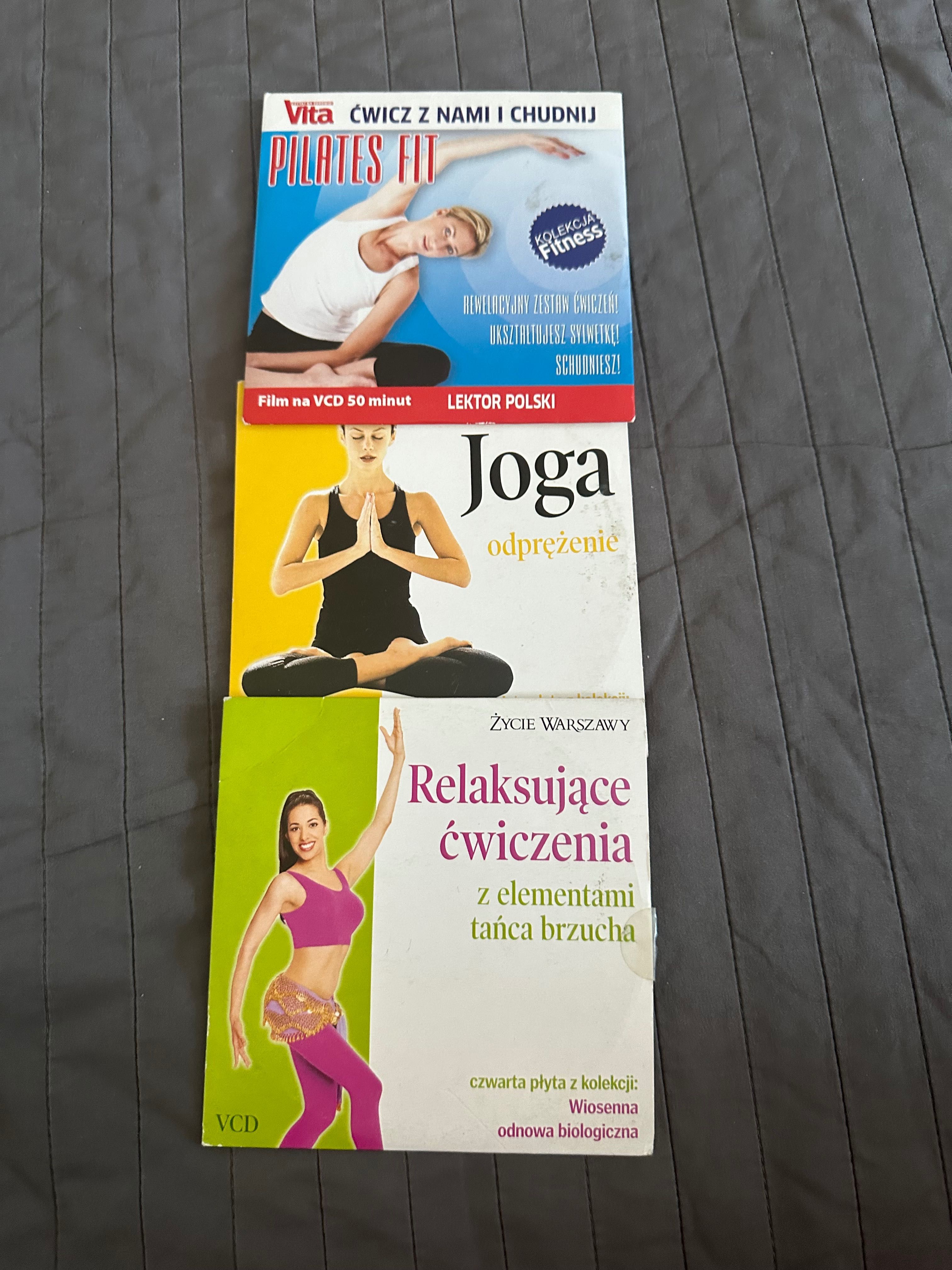Płyty DVD z ćwiczeniami joga pilates ćwiczenia relaksujące