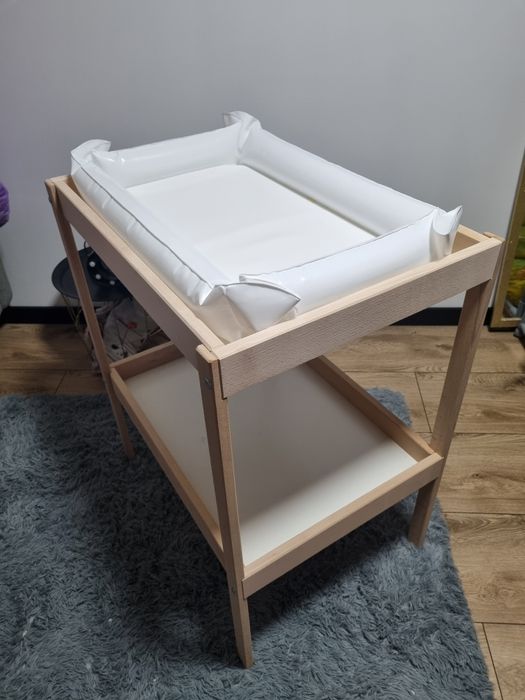 Ikea Sniglar przewijak drewniany stół do przewijania dla niemowląt