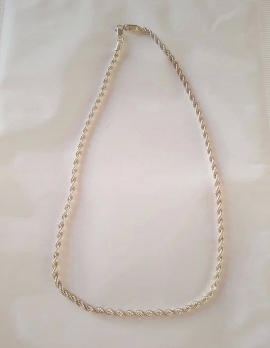 Nowy łańcuszek męski pancerka stal szlachetna 55cm