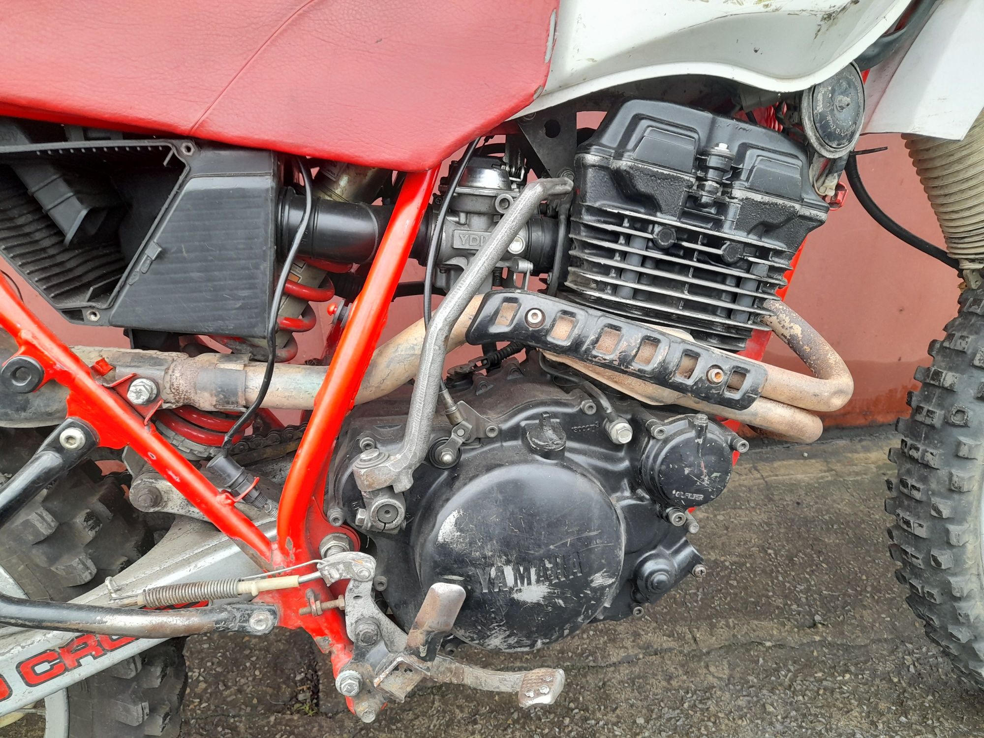 Yamaha xt 350 układ wydechowy