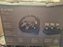 Kierownica Logitech g920+pedały, nowa