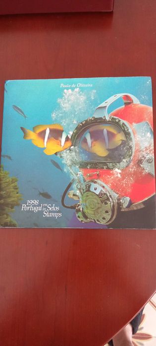 Livro de Portugal em selos de 1998 com todos os selos