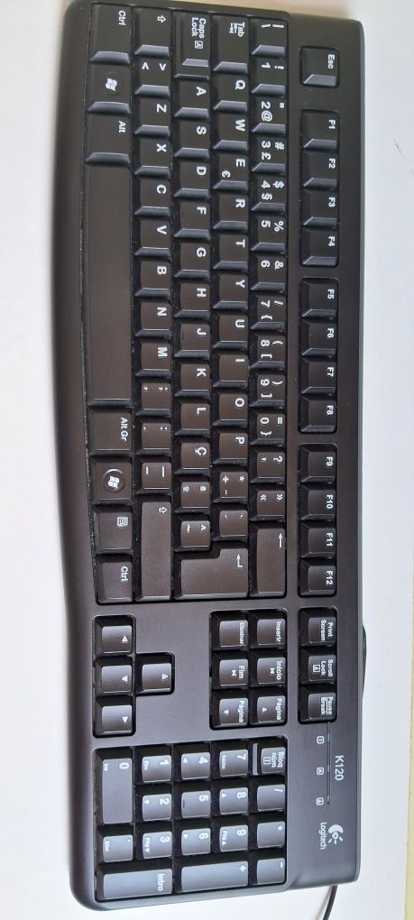 Teclado Logitech K120 USB - Simples, Confortável e Resistente