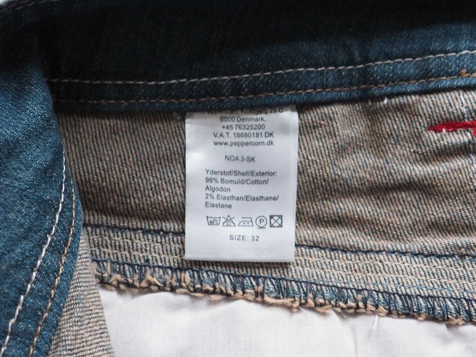 Peppercorn denim spódnica damska jeansowa 32