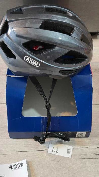 ABUS MACATOR AB-20 KASK Rowerowy dla dorosłych z Daszkiem M 52-58 cm