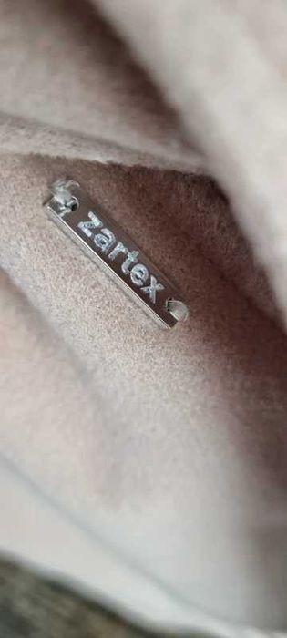 Płaszcz szlafrokowy z wełną pasek Zartex ochnik r.42/44