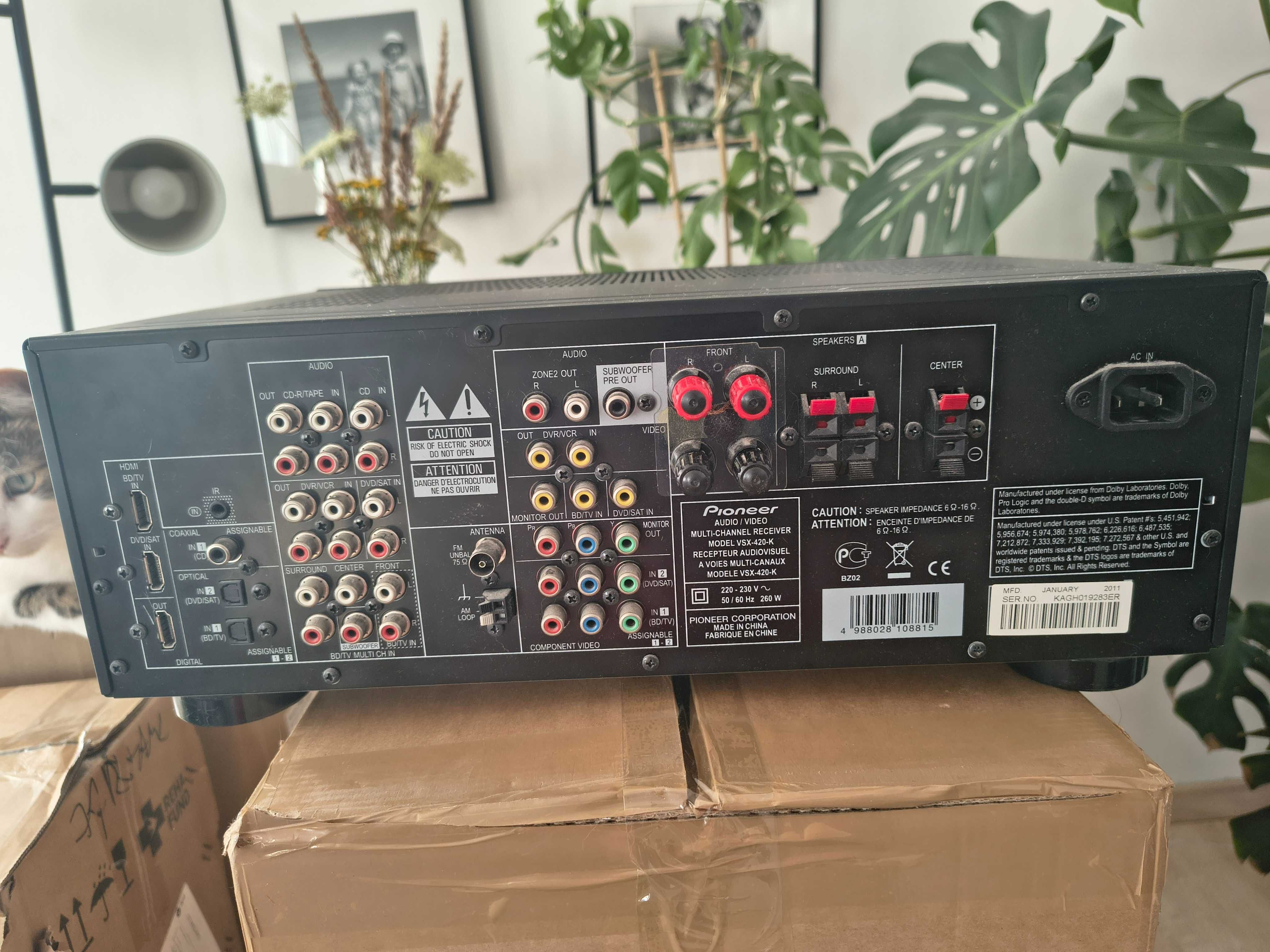 Amplituner AV Pioneer VSX-420-K