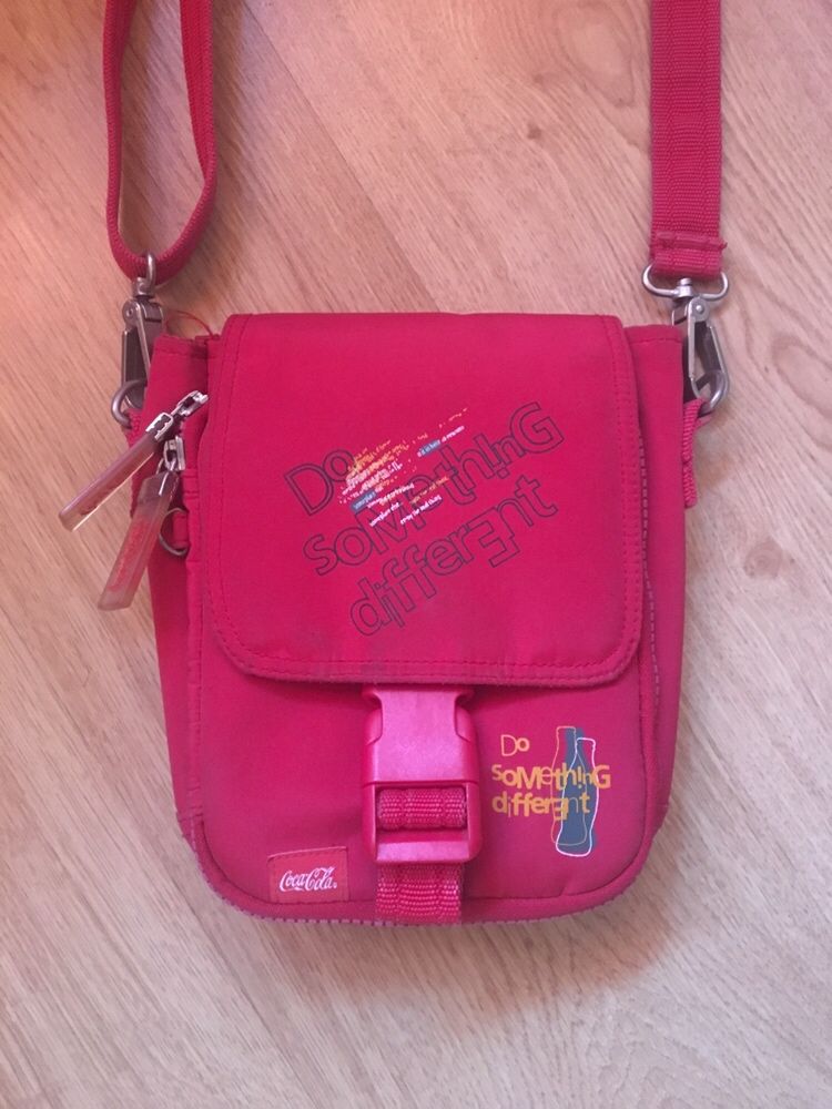 Mochila/Bolsa/Mala Tiracolo/Ombros Coca-Cola 1999