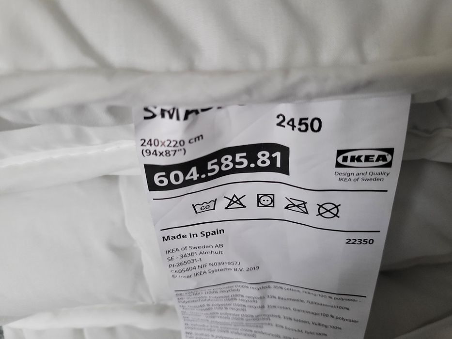 Edredon nunca usado ikea 240x220