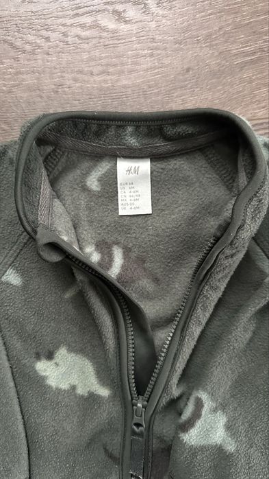 Флісова кофта H&M фліска 68-74 розмір нова колекція