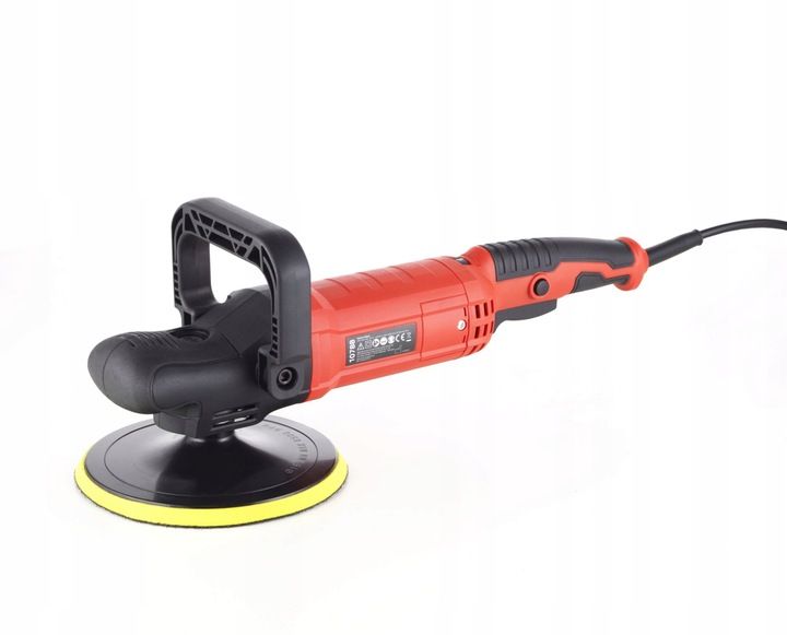 Polerka Samochodowa Z Regulacją Obrotów 1200w 230v 180mm + Zestaw Gąbe