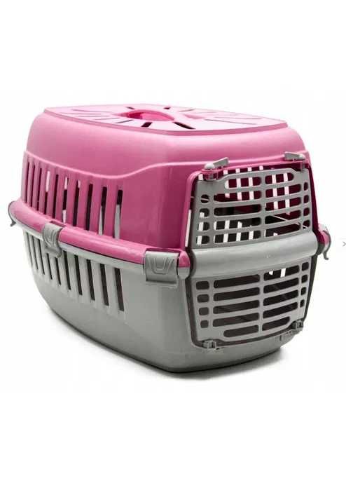 Transporter 50x30x30 cm do 12kg dla kota psa różowy królika zwierząt
