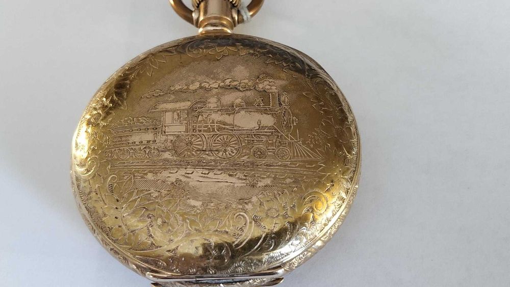 Złoty Zegarek Kieszonkowy  Elgin National Watch Co 1866=1875, Royal