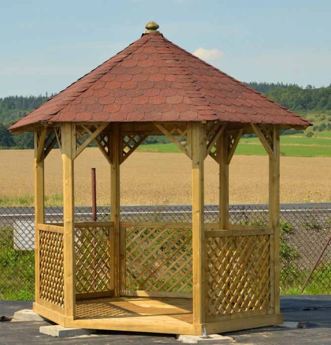 Altana Drewniana altanka pergola Domek Zadaszenie